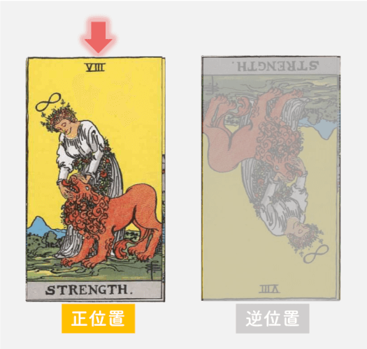 タロットカード 力 Strength の意味 仕事や恋愛を占う時の解釈 Zired