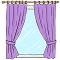 紫色・ラベンダー系のカーテン