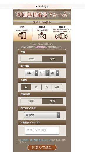 メール占い『スピリチュアルの架け橋』初回無料鑑定フォーム