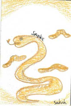蛇のイラスト