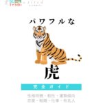パワフルな虎の特徴【動物キャラ占い】