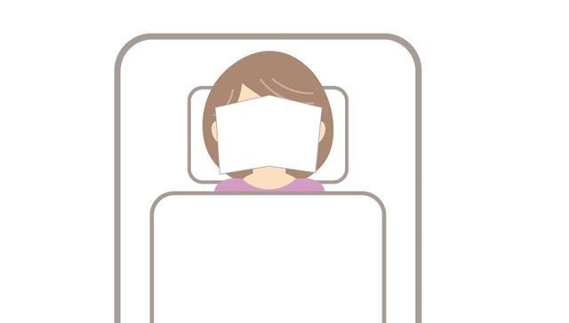 死んでいる女性のイラスト