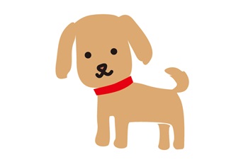 子犬のイラスト