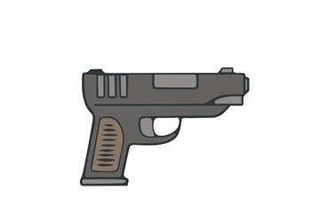 銃のイラスト