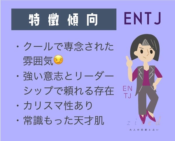 ENTJの傾向分析