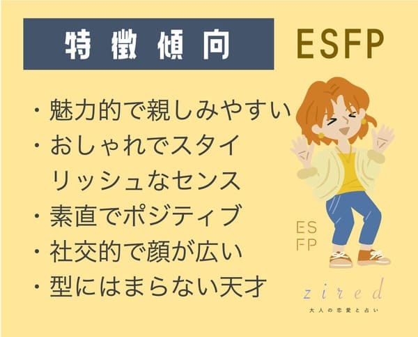 ESFPの傾向分析