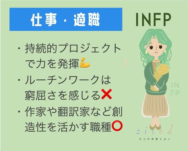 INFPのお仕事のポイント