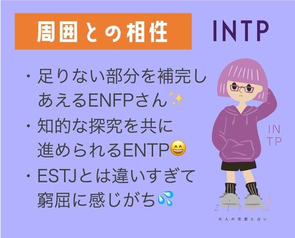 INTPの相性のポイント