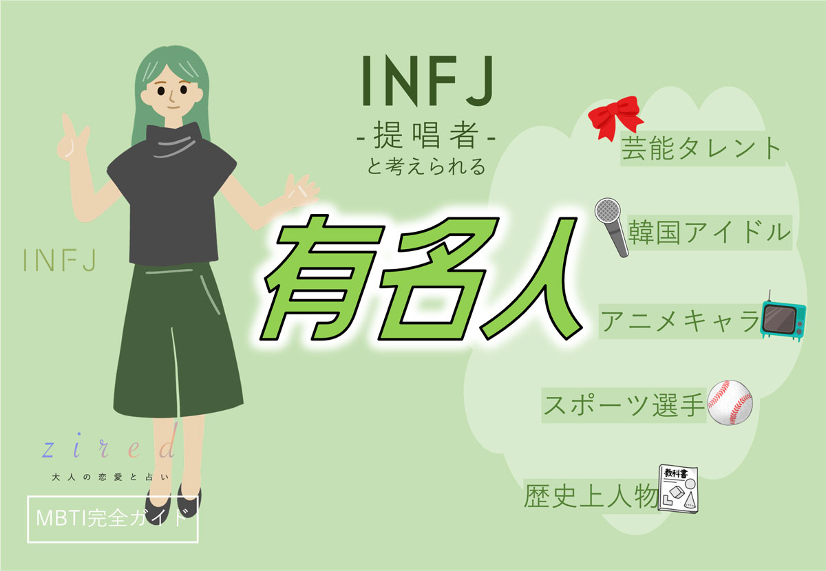 INFJの有名人 総勢47人！芸能人・韓国アイドル・YouTuber・アニメキャラ等紹介