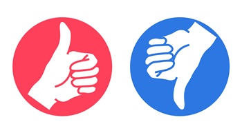 goodとbadのイメージイラスト