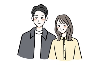 男女のイラスト