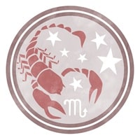 蠍座のイメージイラスト