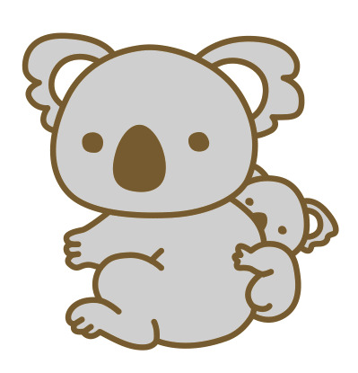 コアラ顔