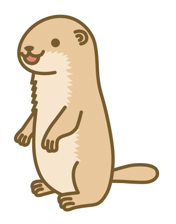 カワウソ顔