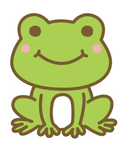 カエル顔