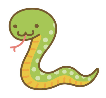 ヘビ顔